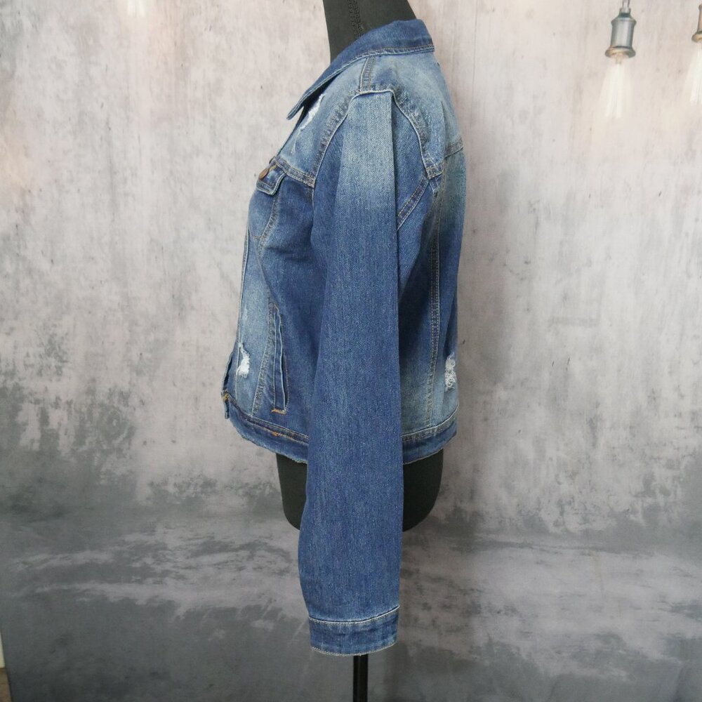 BHJ Jean Jacket Large - Picture 4 of 8